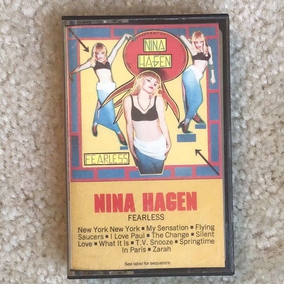 Vintage Nina Hagen Fearless Cassette Tape, 1983 - Picture 6 of 6